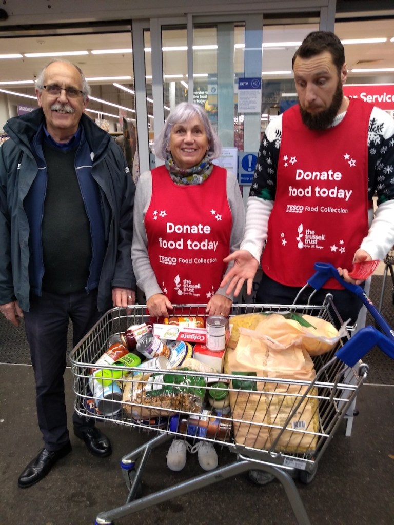Exeter Foodbank supports people in crisis when they need it most